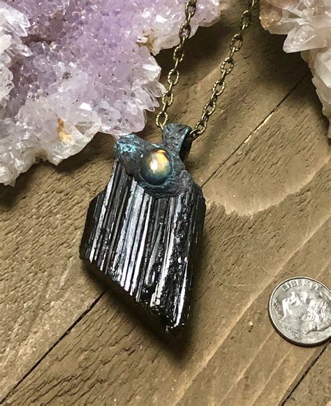 Black Tourmaline Meaning and History. . Labradorite and black tourmaline together